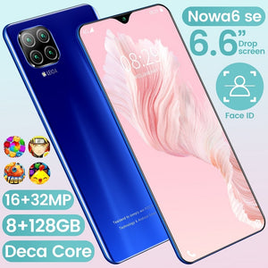 New NOWA6se 8 + 256G Dual Card Dual Standby 6.6-inch Full-screen Ultrabook Mobile Phone 10-core 4G Network - virtualelectronicsstore.com