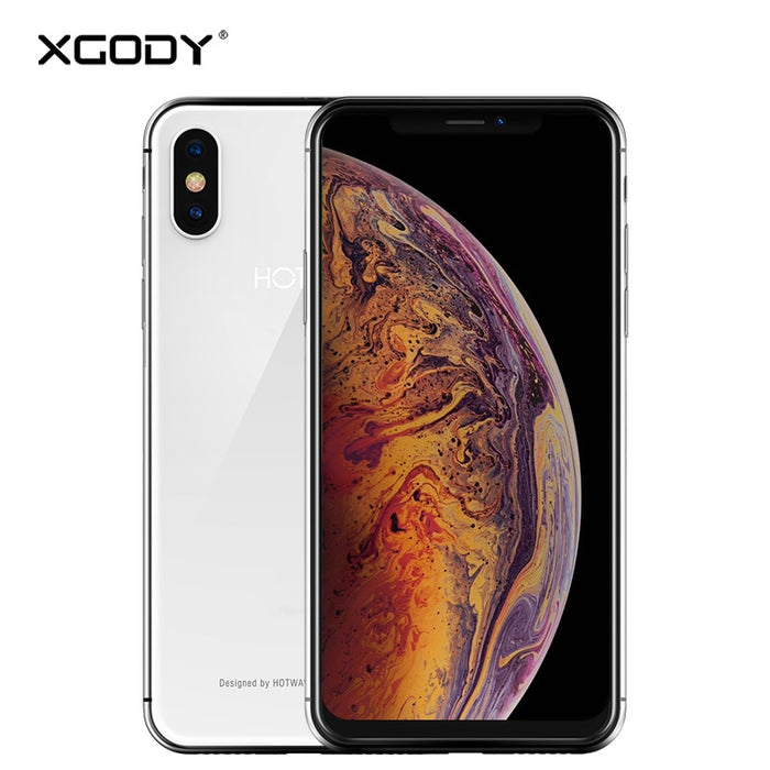 19:9 Notch Screen  X 3G Unlock 5.7 Inch Smartphone Android 8.1 Oreo Quad Core 2GB+16GB Face ID Mobile Phone 13.0MP