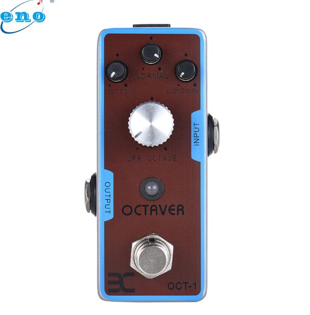 Eno Ex Oct 1 Octave Mini Octave Guitar Effect Pedal True Bypass Full Metal Shell