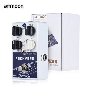 ammoon POCKVERB Reverb Delay Guitar Effect Pedal Reverb Effects 7 Delay Effects - virtualelectronicsstore.com