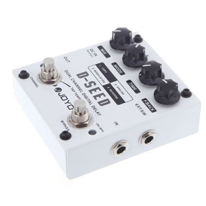 Joyo D-Seed Dual Channel Digital Delay Guitar Effect Pedal with Four Modes New - virtualelectronicsstore.com
