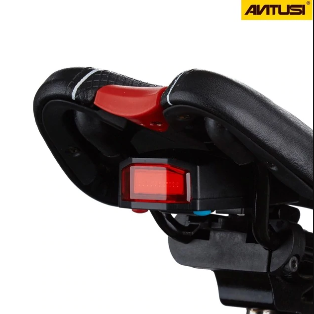 Antusi A6 Bicycle 4 in 1 Wireless Rear Light Cycling Remote Control Alarm Lock