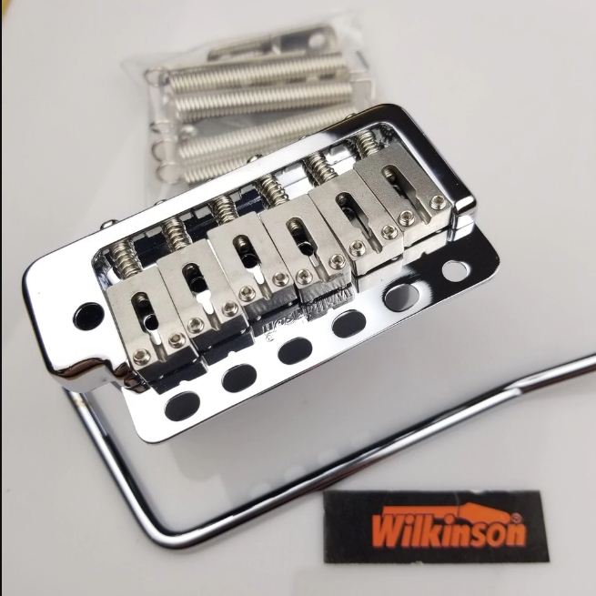 Wilkinson Wvp6 Chrome Silver St Electric Guitar Tremolo System Bridge Stainless