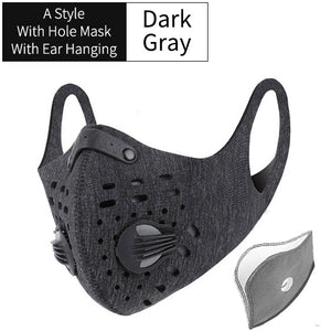 WEST BIKING N95 Dust-proof Cycling Mask With Filter Activated Carbon Bike Face Mask Outdoor Coronavirus Mask Bicycle Face Shield - virtualelectronicsstore.com