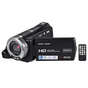 Andoer V12 1080P Video Camera Full HD 16X Digital - virtualelectronicsstore.com