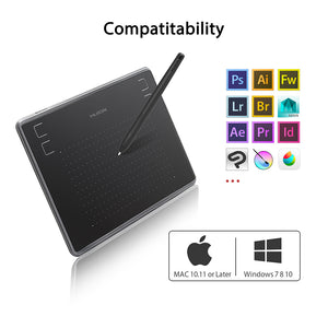 Digital Tablets Micro USB Signature Graphics Drawing Pen Tablet OSU Game Battery-Free Tablet With Gift - virtualelectronicsstore.com