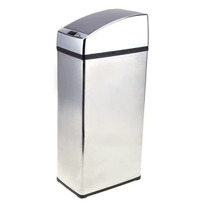 Trash Can Smart Sensor Automatic Wireless Kitchen And Toilet Rubbish Bin Stainless Steel Waste Bin - virtualelectronicsstore.com