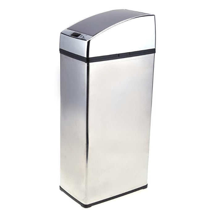 Trash Can Smart Sensor Automatic Wireless Kitchen And Toilet Rubbish Bin Stainless Steel Waste Bin