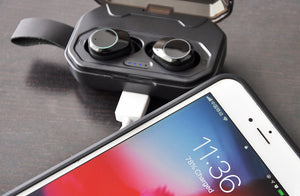 True Wireless Earphone Stereo Games Bluetooth 5.0 Headphones with 3000mAh Charging box For iPhone 6s 7 8 Xs Xr Headset - virtualelectronicsstore.com