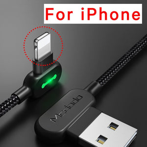 USB Type C 90 Fast Charging usb c cable Type-c Data Cord Android Charger usb-c Micro USB Cable For Samsung S8 S9 Note 8 - virtualelectronicsstore.com
