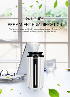 Air Humidifier Ultrasonic USB Diffuser Aroma Essential Oil 7 Color LED Night light Cool Mist Purifier Humidificador - virtualelectronicsstore.com