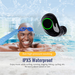Mini IPX5 Waterproof Bluetooth 5.0 EDR TWS True Wireless Headphones With Charging BOX Earphone For iphone xiaomi smartphone - virtualelectronicsstore.com