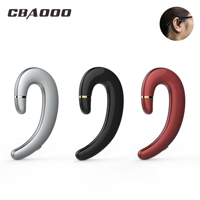 Bluetooth Earphone Wireless Headset Handsfree Ear Hook Waterproof Noise reduction with Mic for Android iPhone