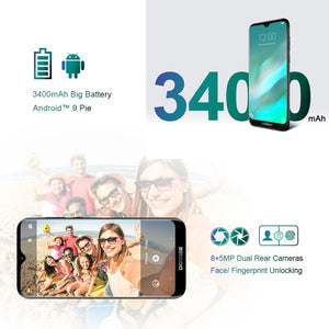 Android 9.0 FDD LTE 6.1inch 19:9 Waterdrop LTPS Screen Smartphone MTK6739 3GB RAM 16GB ROM 3400mAh Dual SIM 8.0MP - virtualelectronicsstore.com