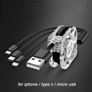 Multi USB Charging Cable 3 In 1 Type C Micro - virtualelectronicsstore.com