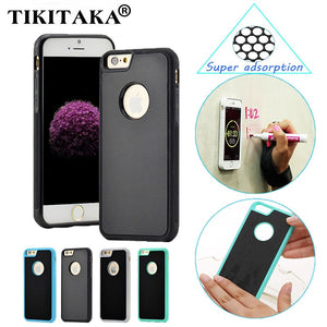 6 6s Novel Anti-gravity Phone Case For iPhone 6 6s 7 Plus Magical Anti gravity Nano Suction Cover Adsorbed Car Antigravity Cases - virtualelectronicsstore.com
