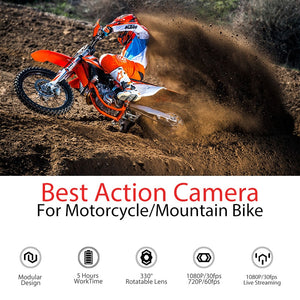 Action Camera Sport Camera 1080P Motorcycle Mountain Bike Bicycle Camera Helmet Cam with WiFi - virtualelectronicsstore.com