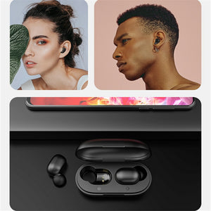 Fingerprint Touch Bluetooth Earphones, HD Stereo Wireless Headphones,Noise Cancelling Gaming Headset - virtualelectronicsstore.com