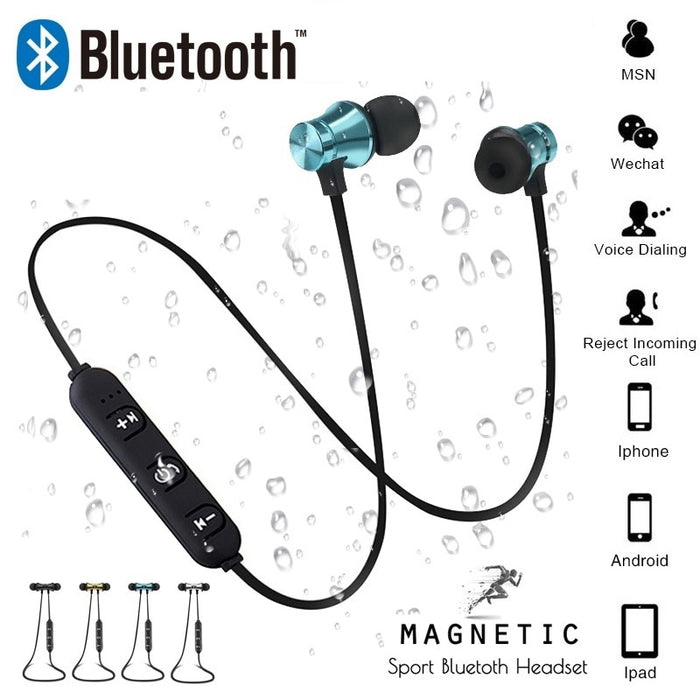 Waterproof Wireless Bluetooth Earphone Sport Earphones Wireless With Microphone FOR xiaomi samsung Earphone With charging