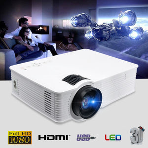GP-9 Projector White 3000 Lumens portable Projector - virtualelectronicsstore.com
