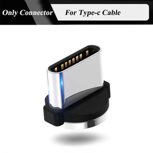 LED Lighting Magnetic Charging Micro USB Cable Fast Charging USB Type c Cable For Iphone 7 8 6 6s Plus X XR XS Max Charger Cable - virtualelectronicsstore.com