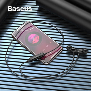 Baseus S09 Bluetooth Earphone Wireless IPX5 Waterproof Earphones Neckband Fone de ouvido Sports Headset Stereo Earbuds Earpieces - virtualelectronicsstore.com