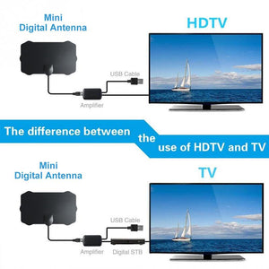 Home Indoor HDTV TV Antenna Free Channel Digital Amplifier 1080P 80 Miles High Definition Indoor Cable Tool - virtualelectronicsstore.com