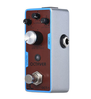 Eno Ex Oct 1 Octave Mini Octave Guitar Effect Pedal True Bypass Full Metal Shell - virtualelectronicsstore.com