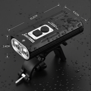 Nitenumen 1800lumens Bike Front Light Cycling Headlight Bicycle Rechargeable - virtualelectronicsstore.com
